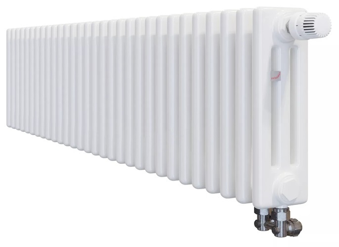 Радиатор отопления Zehnder Completto 3037/38/V001/RAL 9016, цвет белый