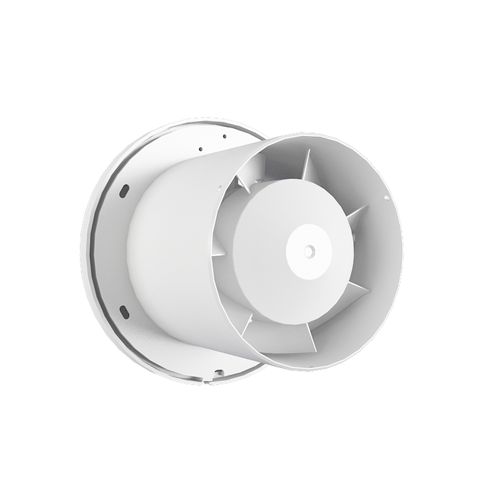 Вытяжка для ванной диаметр 100 мм Zernberg Nefrit 100, цвет белый - фото 4