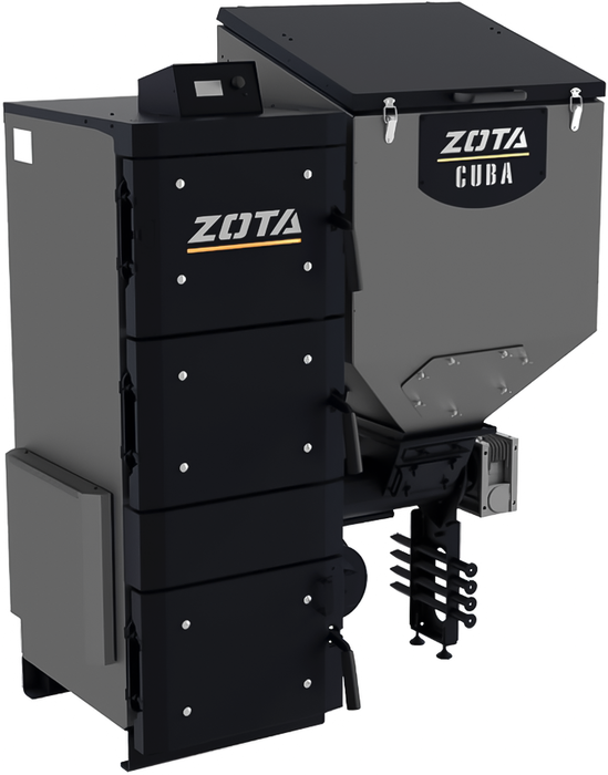 Твердотопливный котел Zota Cuba 100 твердотопливный котел zota maxima 250квт
