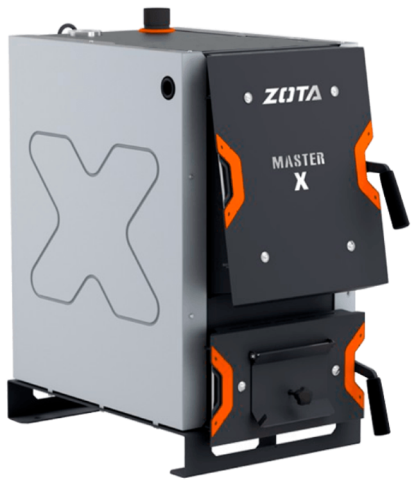 Твердотопливный котел Zota Master X-20 (MS 493112 0020) котёл твердотопливный zota master x 18 квт с плитой