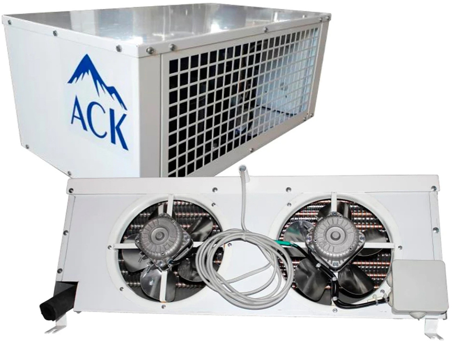 Низкотемпературная установка V камеры до 21-50 м³ АСК низкотемпературная установка v камеры до 20 м