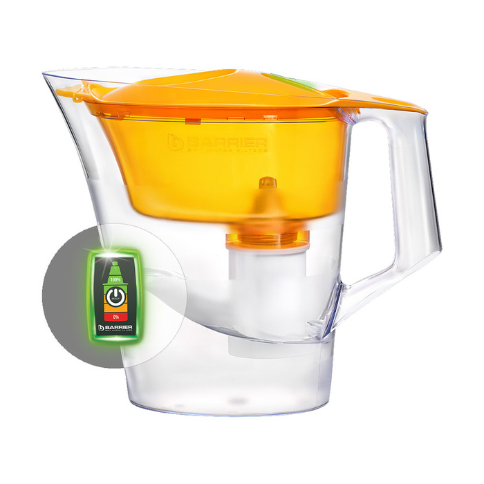 Фильтр-кувшин > 2,5 литра Барьер Чемпион Опти-Лайт сочный апельсин фильтры для воды барьер фильтр кувшин чемпион 4 л