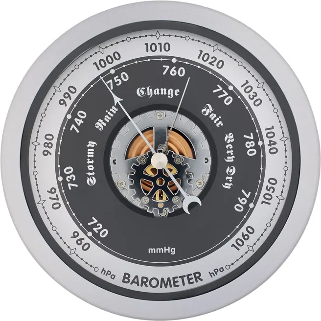 Барометр БРИГ БМ91320 алюминиевый