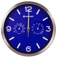 Часы без проекции Bresser MyTime ND DCF Thermo/Hygro, 25 см, синие