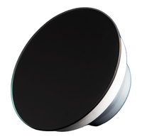 Анемостат FoZa 160 мм (круг) черный глянец