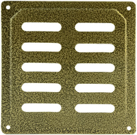 Вентиляционная решетка VANVENT Колор 100x100 мм бронза (не регулируемая)