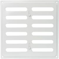 Вентиляционная решетка VANVENT Колор 200x200 мм белая (регулируемая)