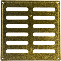 Вентиляционная решетка VANVENT Колор 200x200 мм золото (регулируемая)