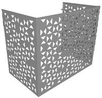Панель Венти Панель Треугольники 900х600х500