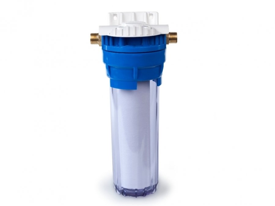 фильтр для воды гейзер 1п 1 2 Магистральный фильтр с присоединительным диаметром 1/2 Гейзер 1П 1/2 прозрачный