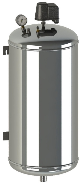 Гидроаккумулятор Гродторгмаш безмембранный из нержавеющей стали ГА-50 (50 л.) цена и фото