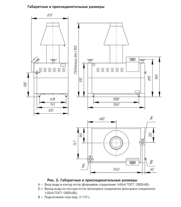 Напольный газовый котел Лемакс