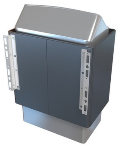 Электрическая печь 5 кВт Паромакс OCSX45B, цвет серый - фото 2