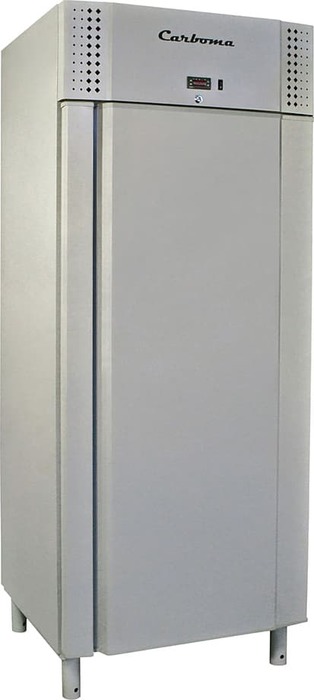 Морозильный шкаф Полюс F560 CARBOMA INOX, размер 710х460, цвет серый