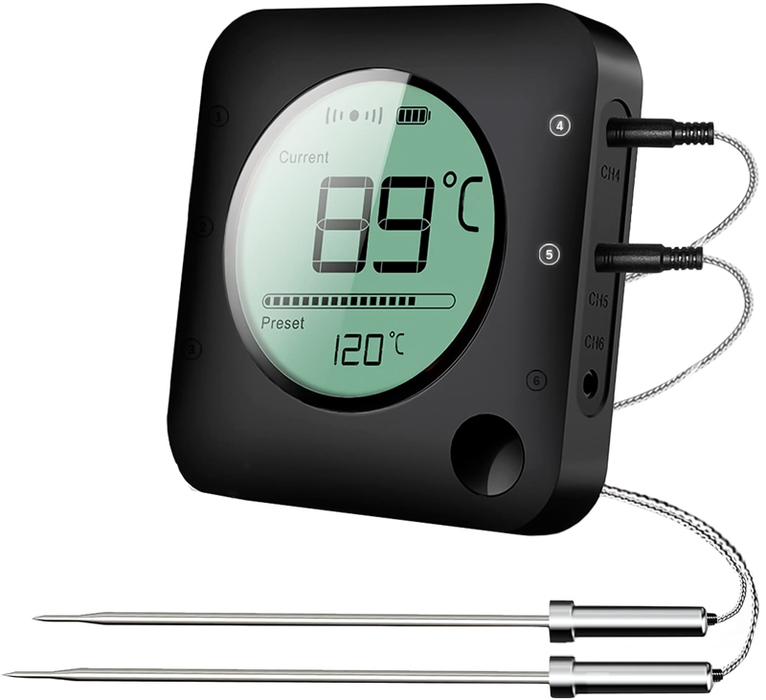 Термометр Рэлсиб IT-11 с двумя датчиками, цвет черный