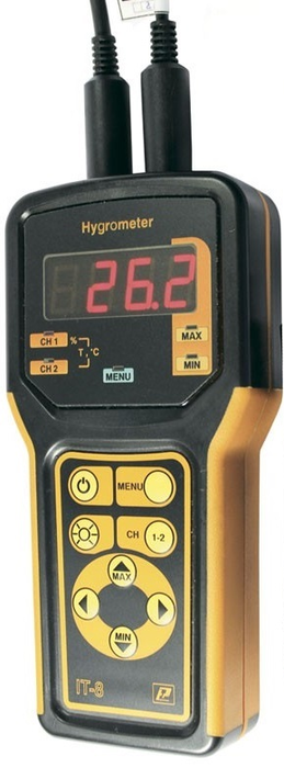 Термометр Рэлсиб IT-8-RHT-1, цвет черный