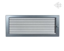 Вентиляционная решетка для камина Kratki 22х37 графитовая с жалюзи 22/37GX
