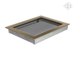 Вентиляционная решетка для камина Kratki 22х30 гальваника под золото 22/30ZG