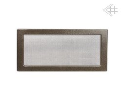 Вентиляционная решетка для камина Kratki 22х30 черная/латунь пористая 22/30CZ