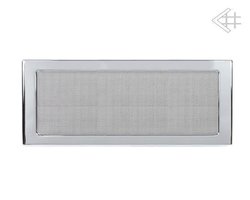 Вентиляционная решетка для камина Kratki 22х37 никелированная 22/37N