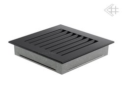 Вентиляционная решетка для камина Kratki 17x17 FRESH графитовая 17G/FRESH