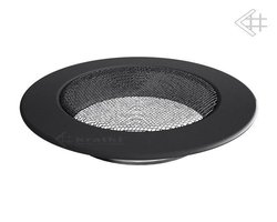 Вентиляционная решетка для камина Kratki КРУГЛАЯ графитовая д.125 FI/125G