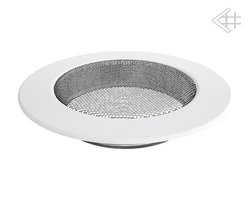 Вентиляционная решетка для камина Kratki КРУГЛАЯ белая д.125 FI/125B