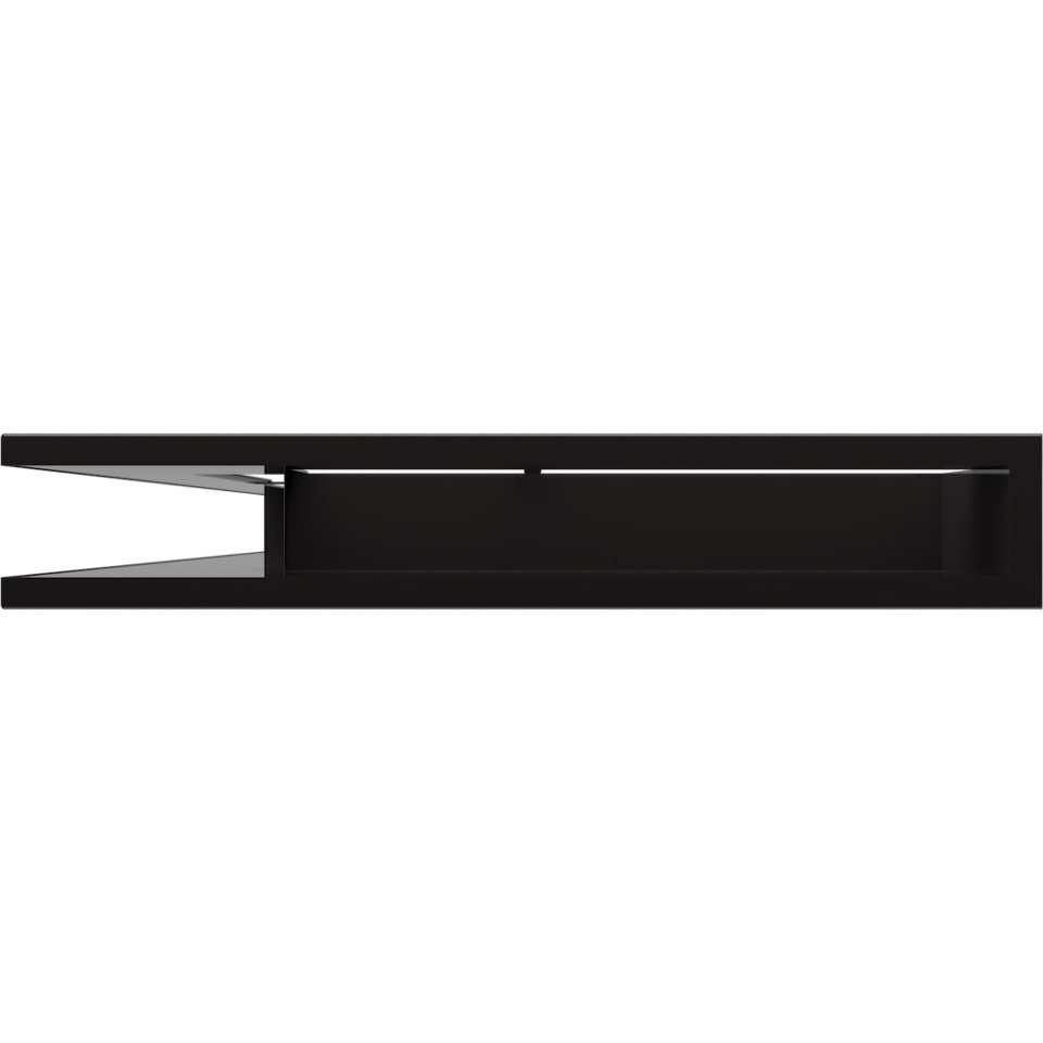 Вентиляционная решетка для камина Kratki Люфт угловая левая черная 90 LUFT/NL/90/45S/C фото #2