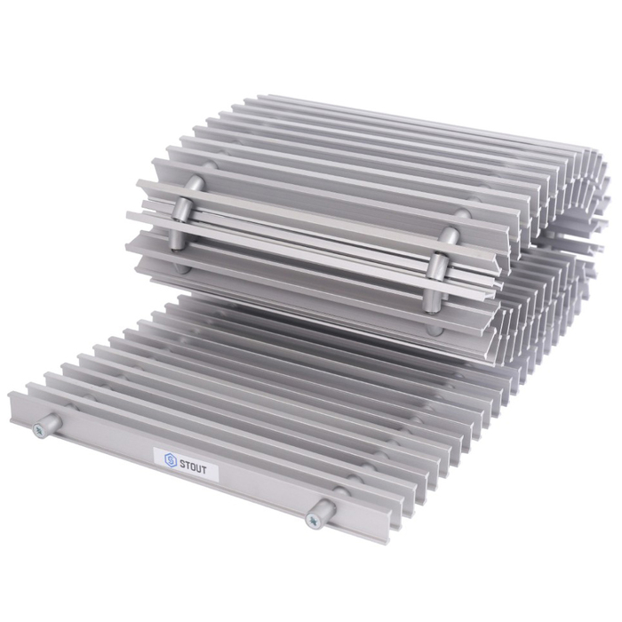 Внутрипольный конвектор длиной 1,1 м - 1,5 м STOUT SCQ-1100-0724150 фото #8