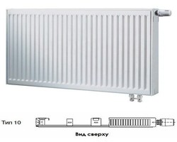 Стальной панельный радиатор Тип 10 Buderus Радиатор VK-Profil 10/500/1800, re (24) (C)