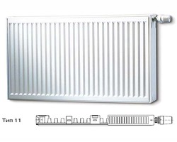Стальной панельный радиатор Тип 10 Buderus Радиатор K-Profil 11/300/900 (48) (B)