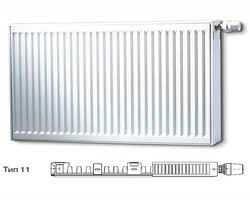 Стальной панельный радиатор Тип 11 Buderus Радиатор K-Profil 11/300/1600 (48) (C)