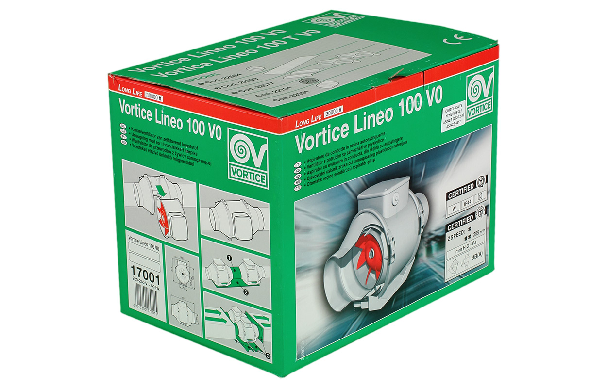 Канальный круглый вентилятор Vortice LINEO 100 V0 фото #15
