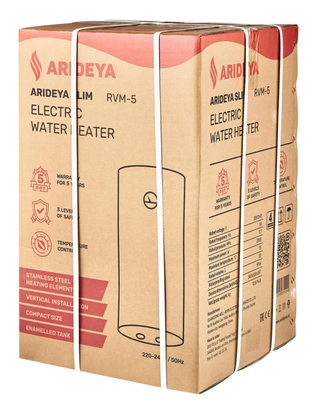 Электрический накопительный водонагреватель ARIDEYA SLIM RVM-5 100L фото #5