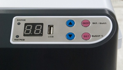 Термоэлектрический автохолодильник AVS CC-24WBC(программное цифровое управление, USB-порт) 24л 12V/24V/220V фото #3