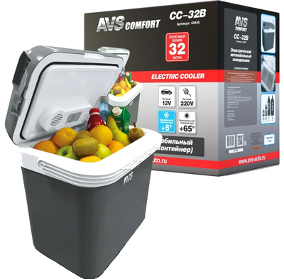 Термоэлектрический автохолодильник AVS CC-32B 32л 12V/220V фото #4