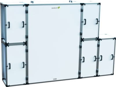 Приточно-вытяжная вентиляционная установка Alasca R2000ECS3W