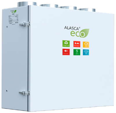 Приточно-вытяжная вентиляционная установка Alasca RR1500VEC W