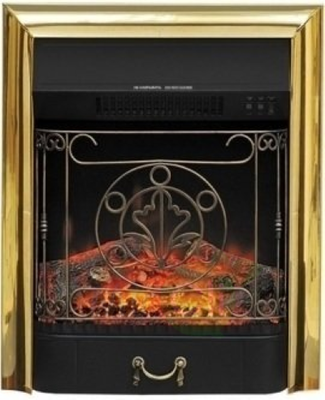 Электрокамин с классическим очагом 2D Royal Flame Adriana c очагом Majestic FX Brass фото #4