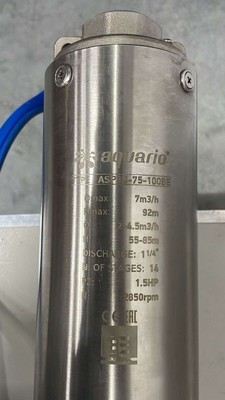 Уцененный скважинный насос Aquario ASP3B-75-100BE (кабель 1.5м) уцененный фото #6