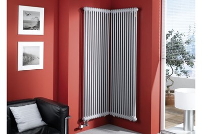 Стальной трубчатый радиатор 2-колончатый Arbonia 2180/10 № 69 ventil oben RAL9016 фото #7