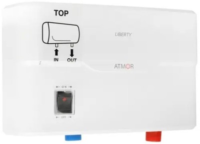 Электрический проточный водонагреватель 3,5 кВт Atmor LIBERTY 3500 Душ фото #2