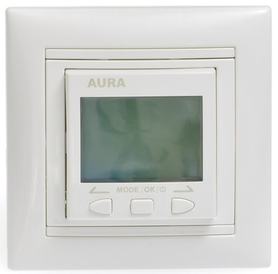 Терморегулятор для теплого пола Aura LTC, 090 (white)