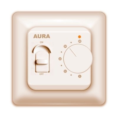 Терморегулятор для теплого пола Aura LTC 230 кремовый