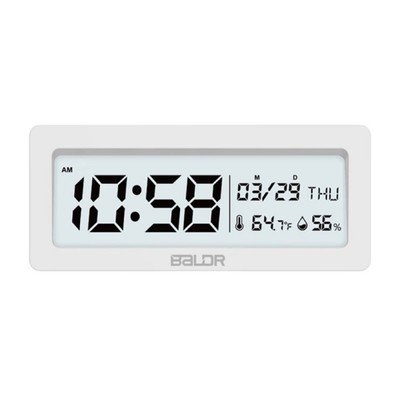 Цифровая метеостанция без радиодатчика BALDR B0337STH (белый)