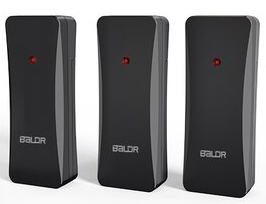 Цифровая метеостанция с радиодатчиком BALDR B0359WST4H4PR (черный) фото #2