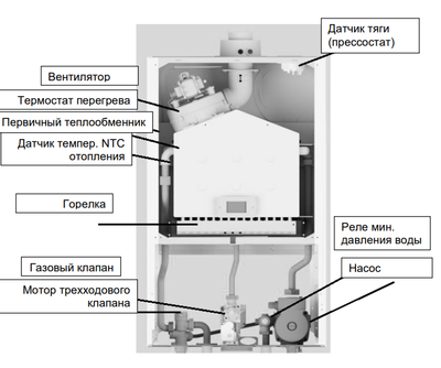 Настенный газовый котел Baxi ECO Nova 1.24F фото #5