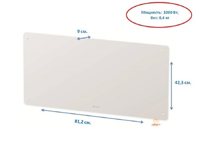 Конвектор электрический Beha PGV 10 Wifi фото #3