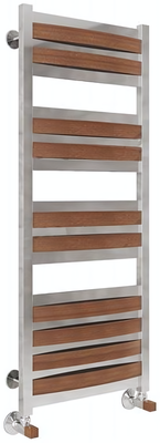 Водяной полотенцесушитель Benetto Legno Лацио 530x1336 (П14 5-3-3) фото #2