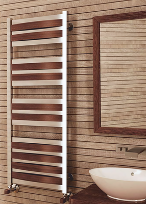 Водяной полотенцесушитель Benetto Legno Лацио 530x1336 (П14 5-3-3) фото #3
